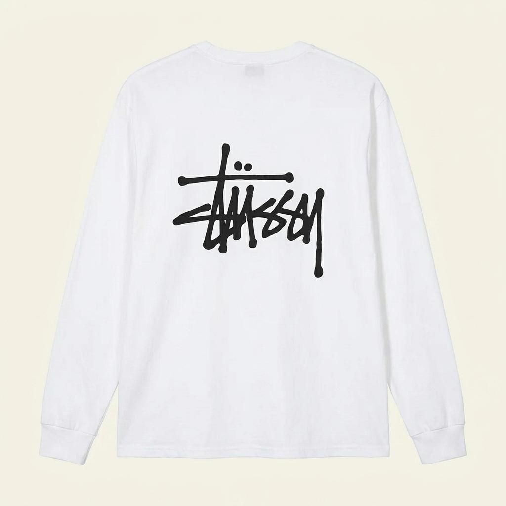 XL 스투시 화이트 롱슬리브 1