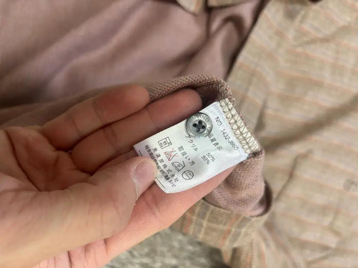 일본판 지아니 발렌티노 긴팔 카라티 사이즈 105 6