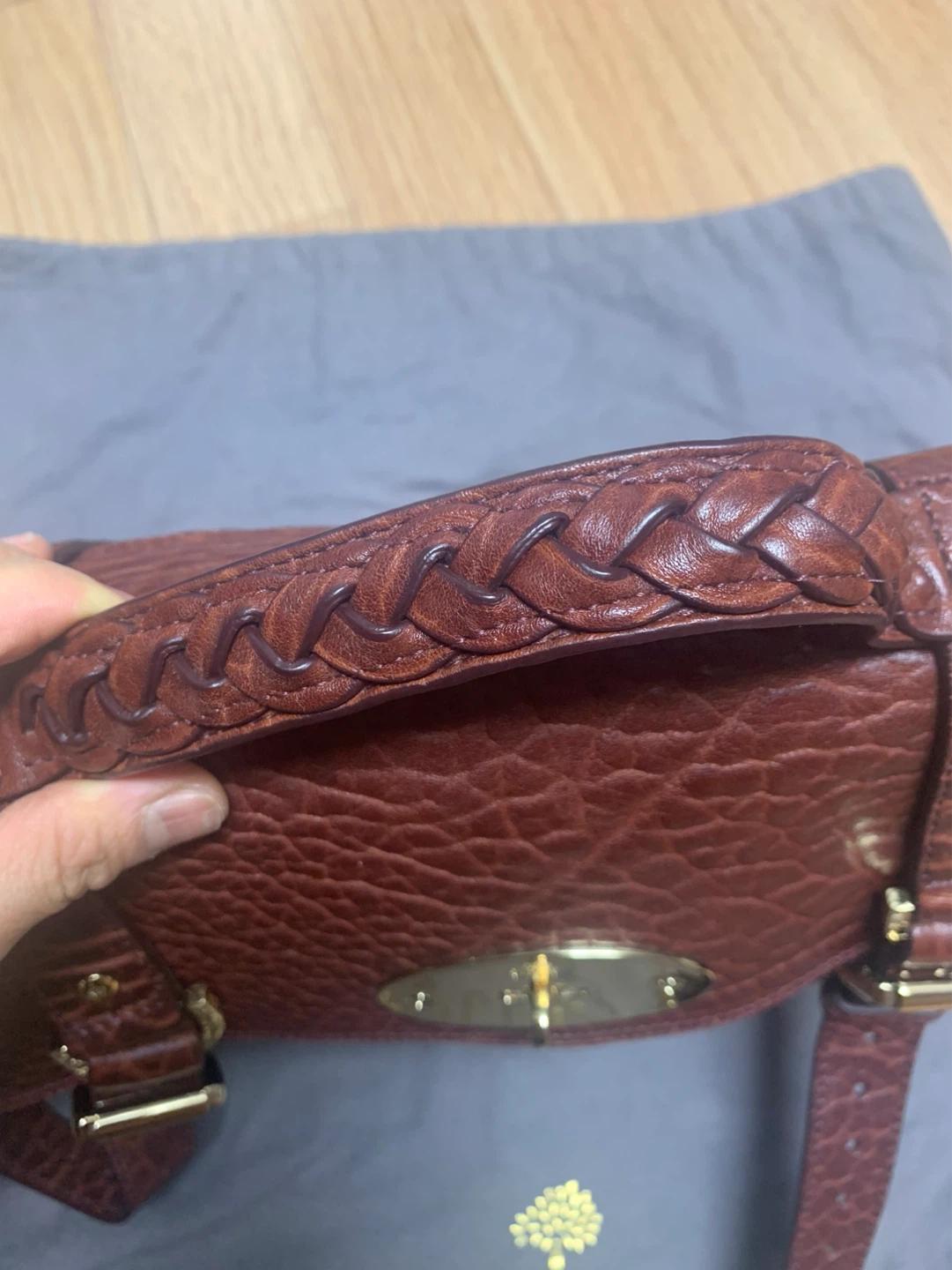멀버리 알렉사 토트백 버건디 5