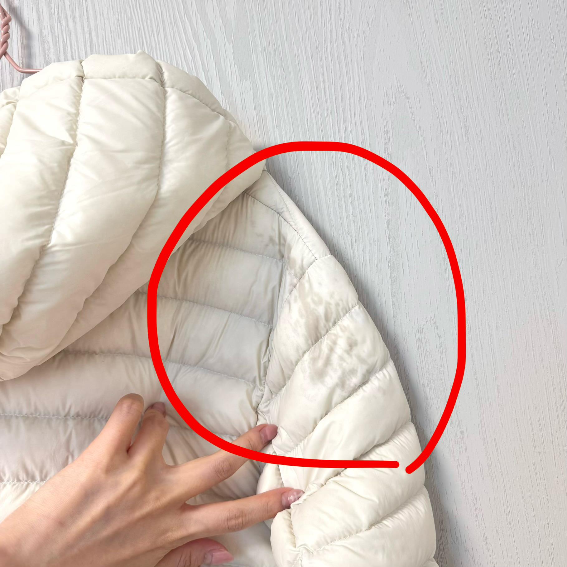 몽클레르 롱 시즌 경량 패딩 점퍼 아이보리 11