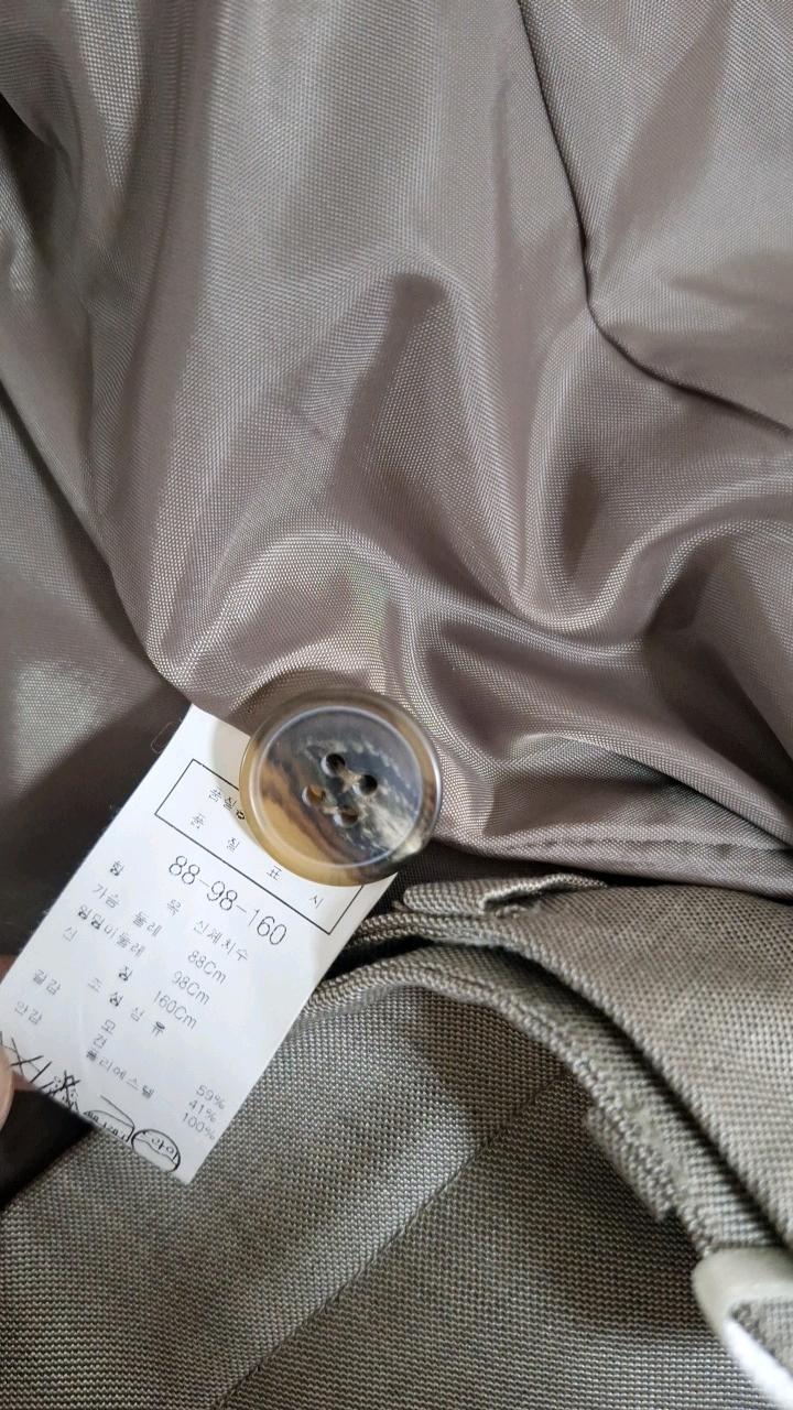 블루페페 베이지 스커트 정장 세트 4
