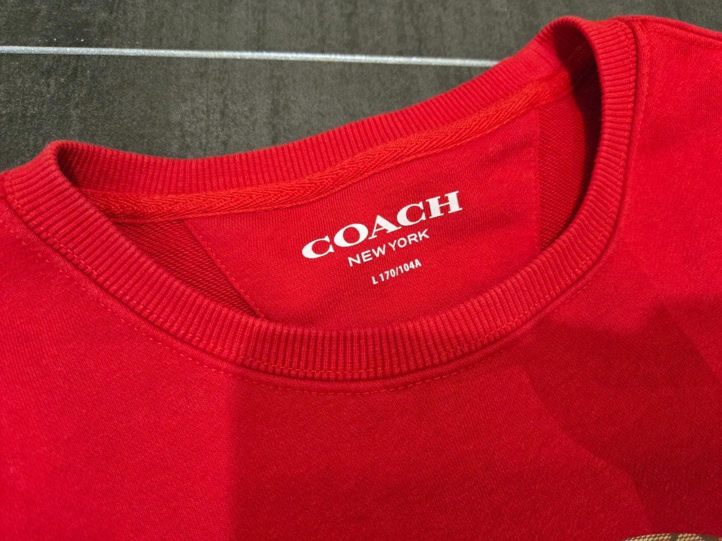 COACH 코치 뉴욕 써클 로고 맨투맨 L 4