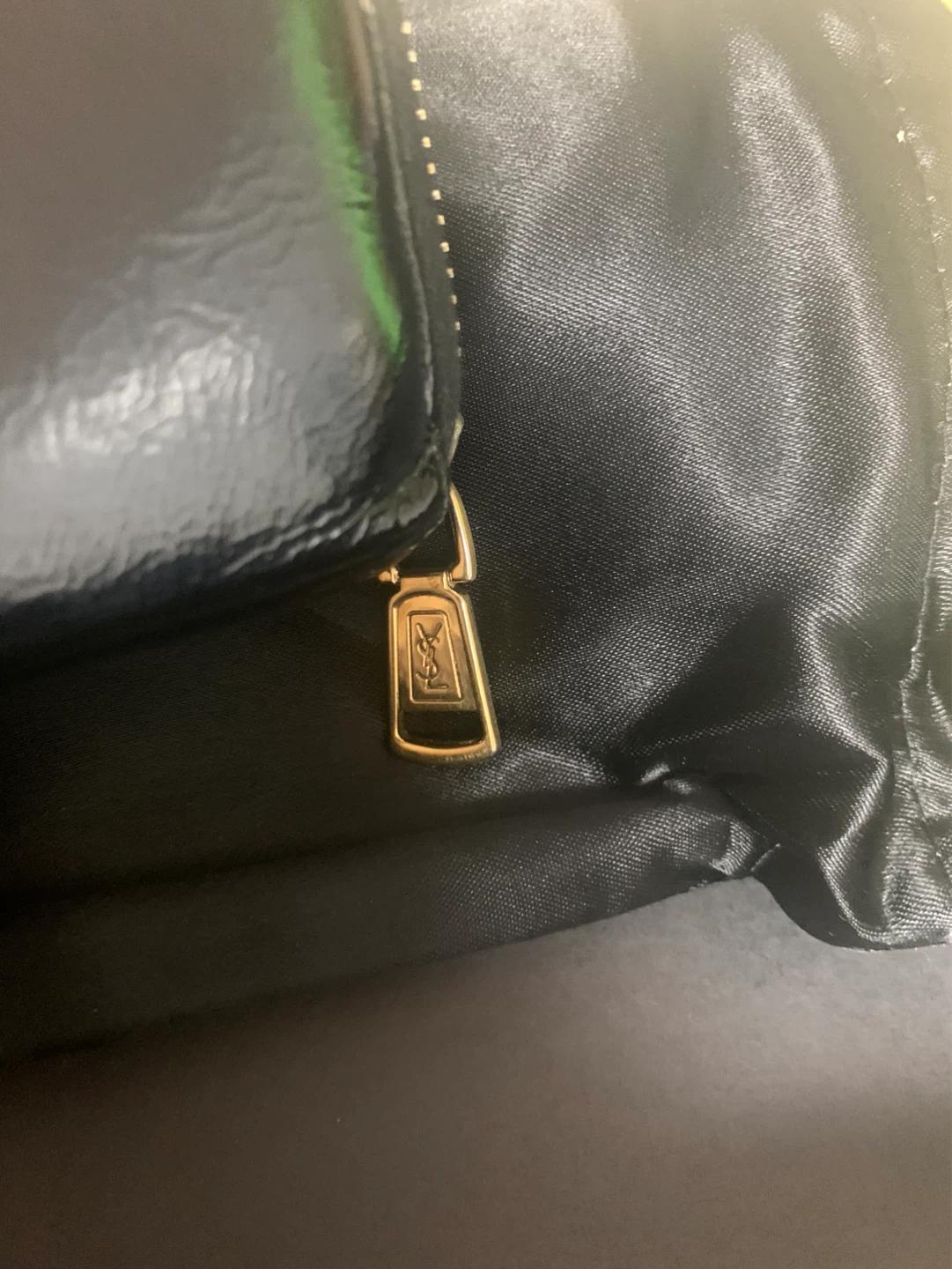 입생로랑 YSL 블랙 페이던트 롱 월렛 7