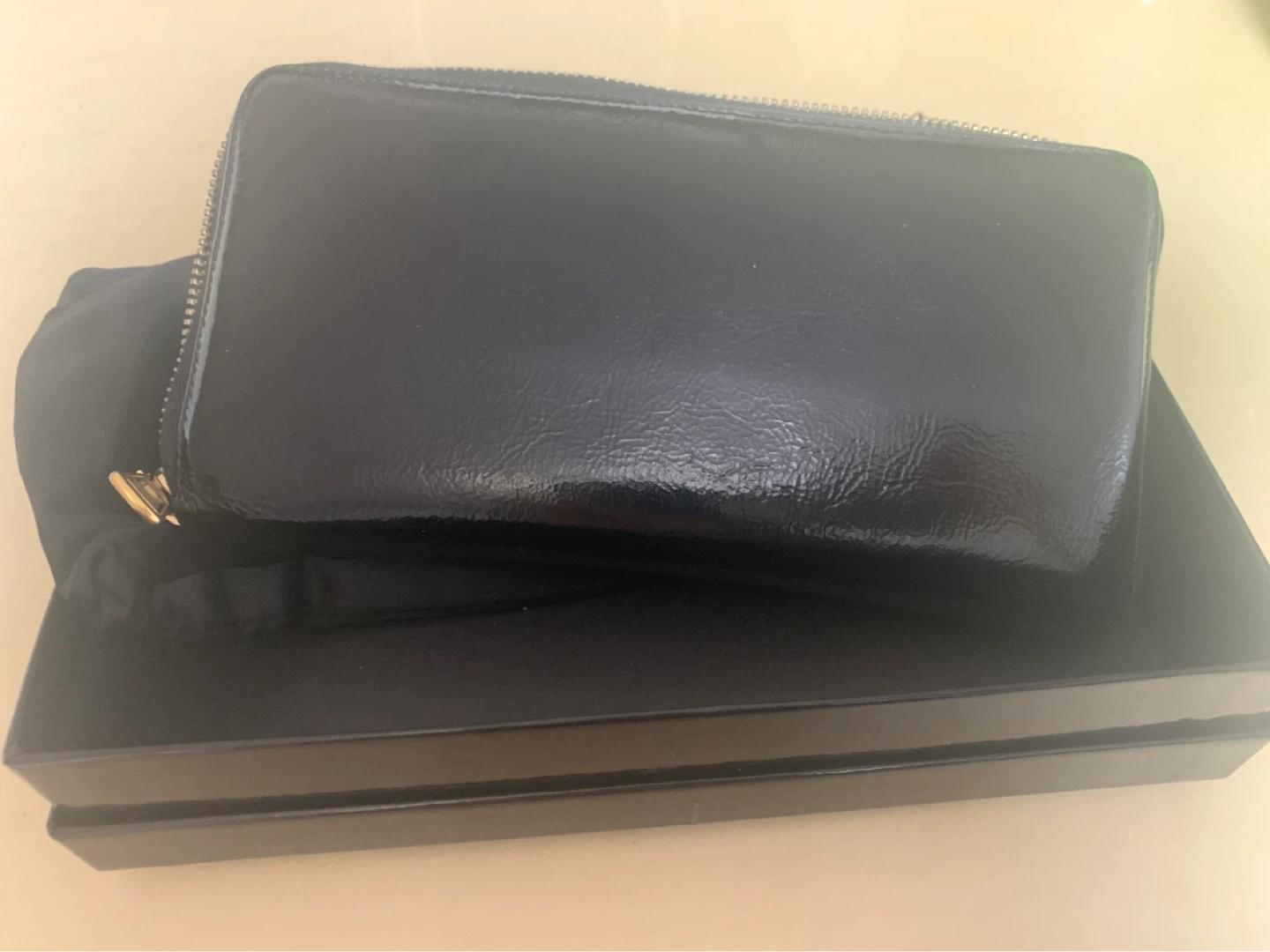 입생로랑 YSL 블랙 페이던트 롱 월렛 6