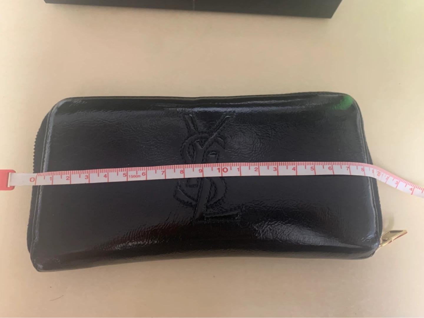 입생로랑 YSL 블랙 페이던트 롱 월렛 5