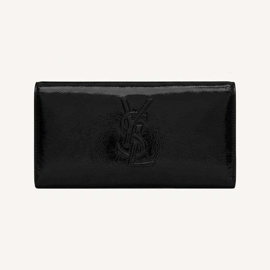 입생로랑 YSL 블랙 페이던트 롱 월렛 1