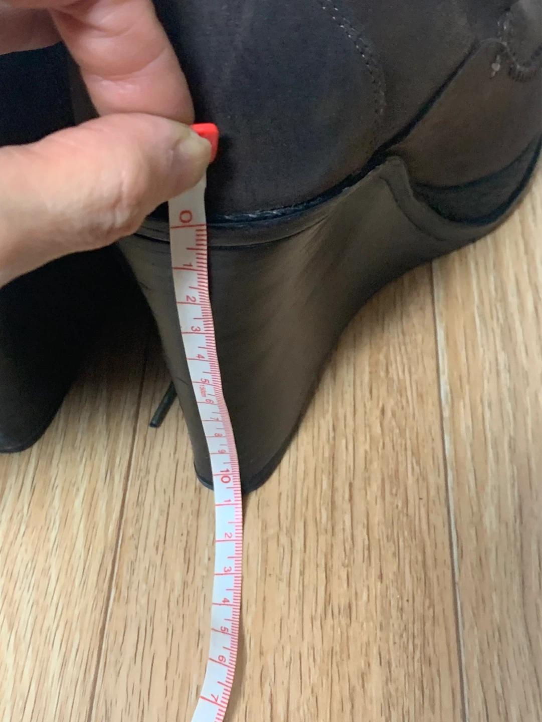 Rag & Bone 브라운 웨지힐 앵클 부츠  6