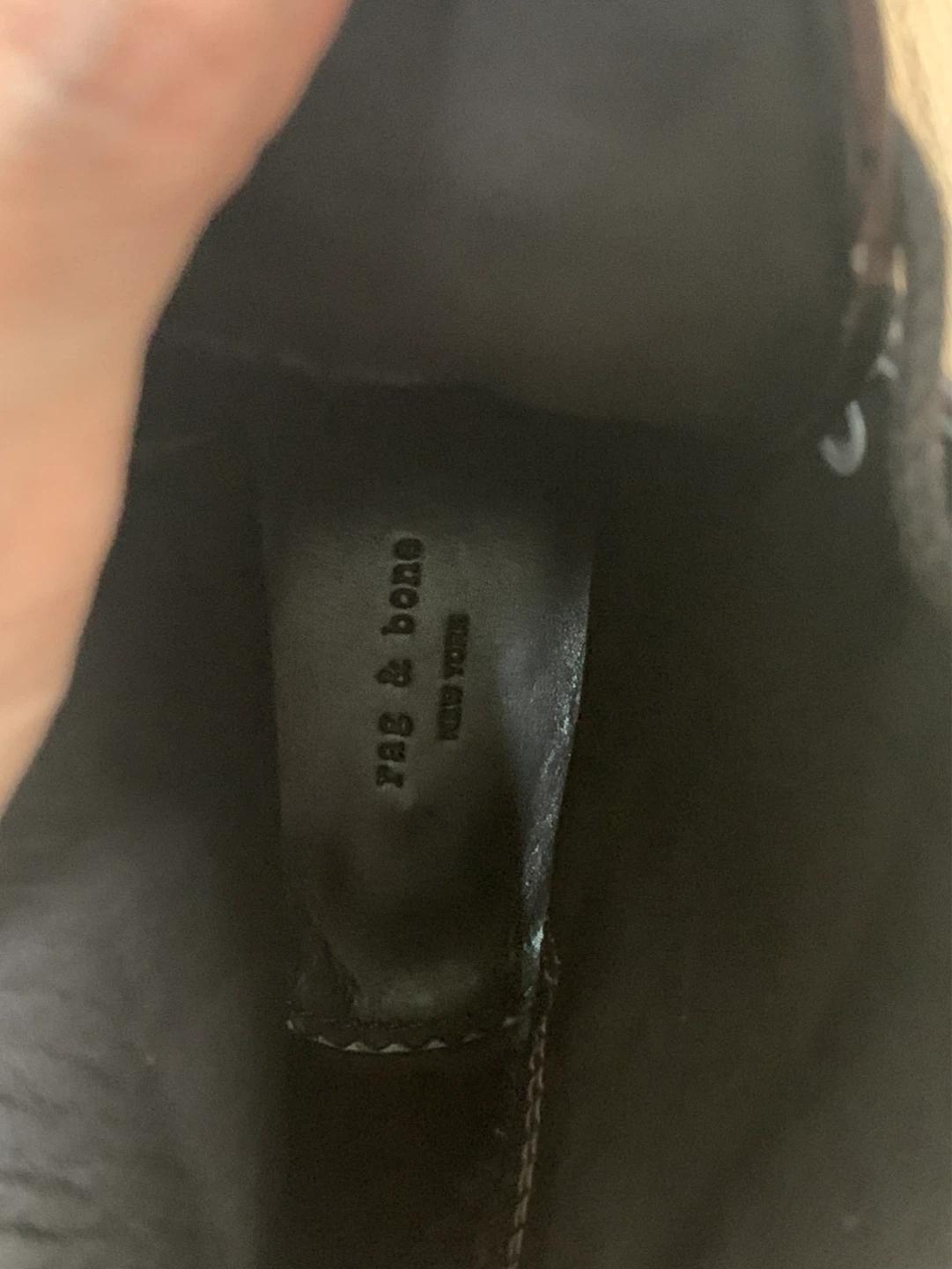 Rag & Bone 브라운 웨지힐 앵클 부츠  7