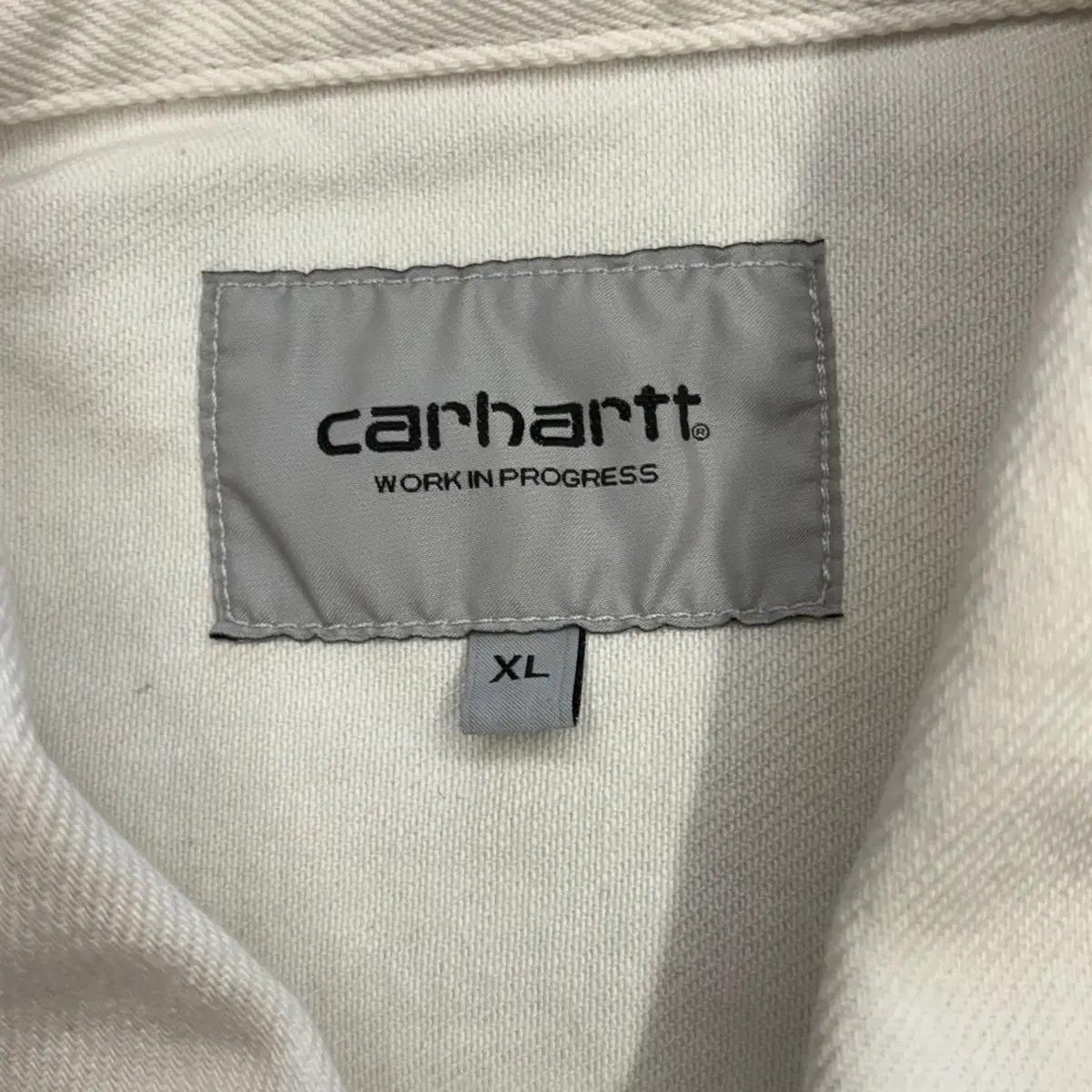 XL 칼하트 투 포켓 화이트 자켓 5