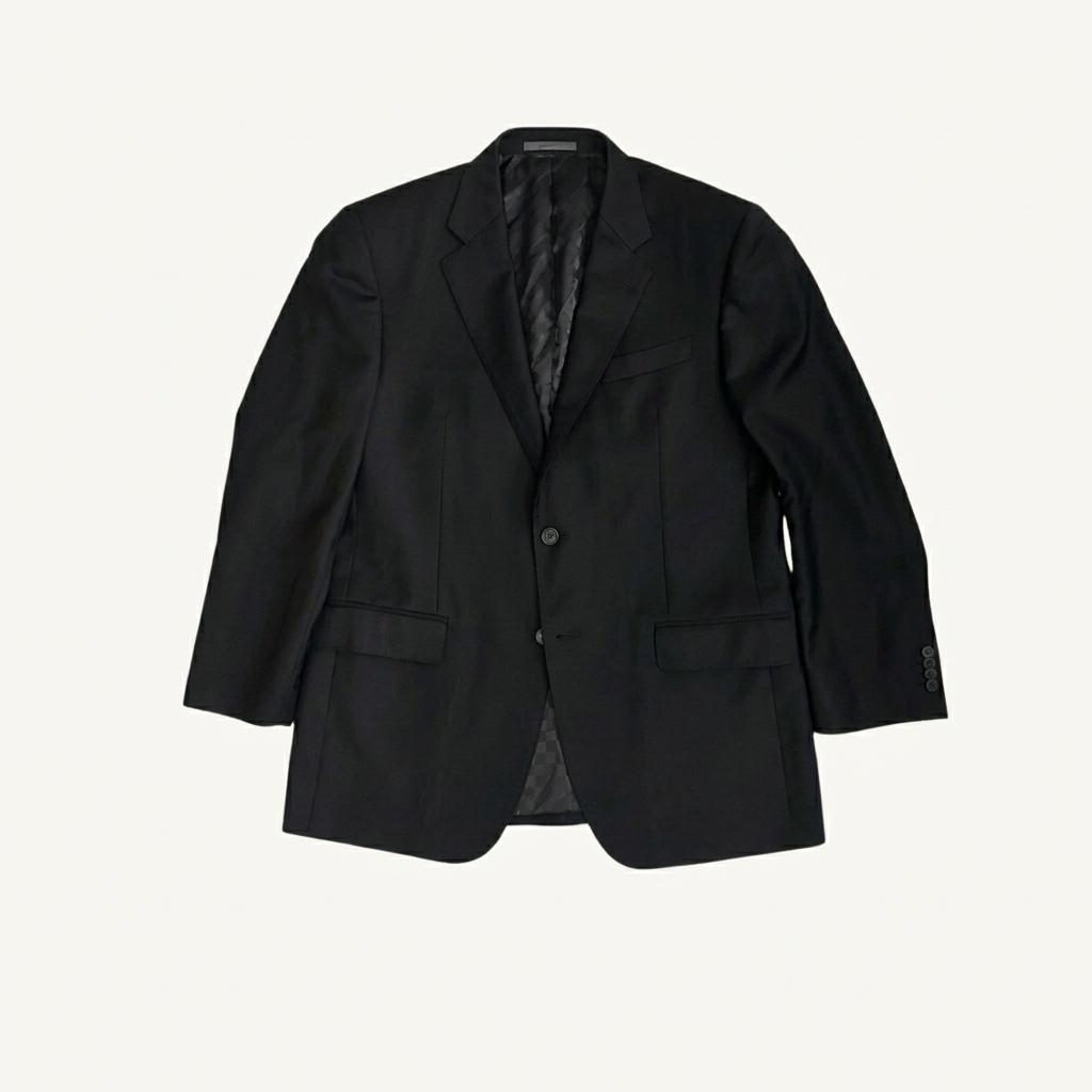 Givenchy 지방시 블랙 울 수트 셋업 40R, 34P 1