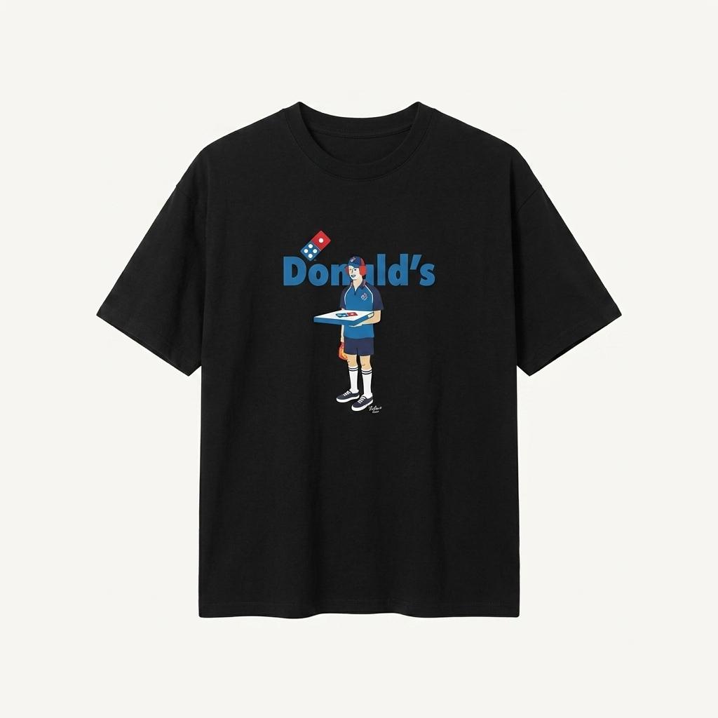 크리틱 PIZZA BOY 반팔 티셔츠 Black. XL 1
