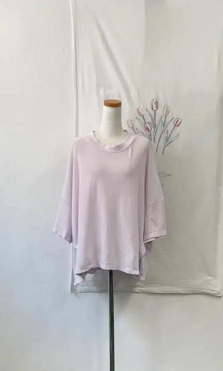 스튜디오톰보이 연보라 가오리핏 오버 티셔츠309 2