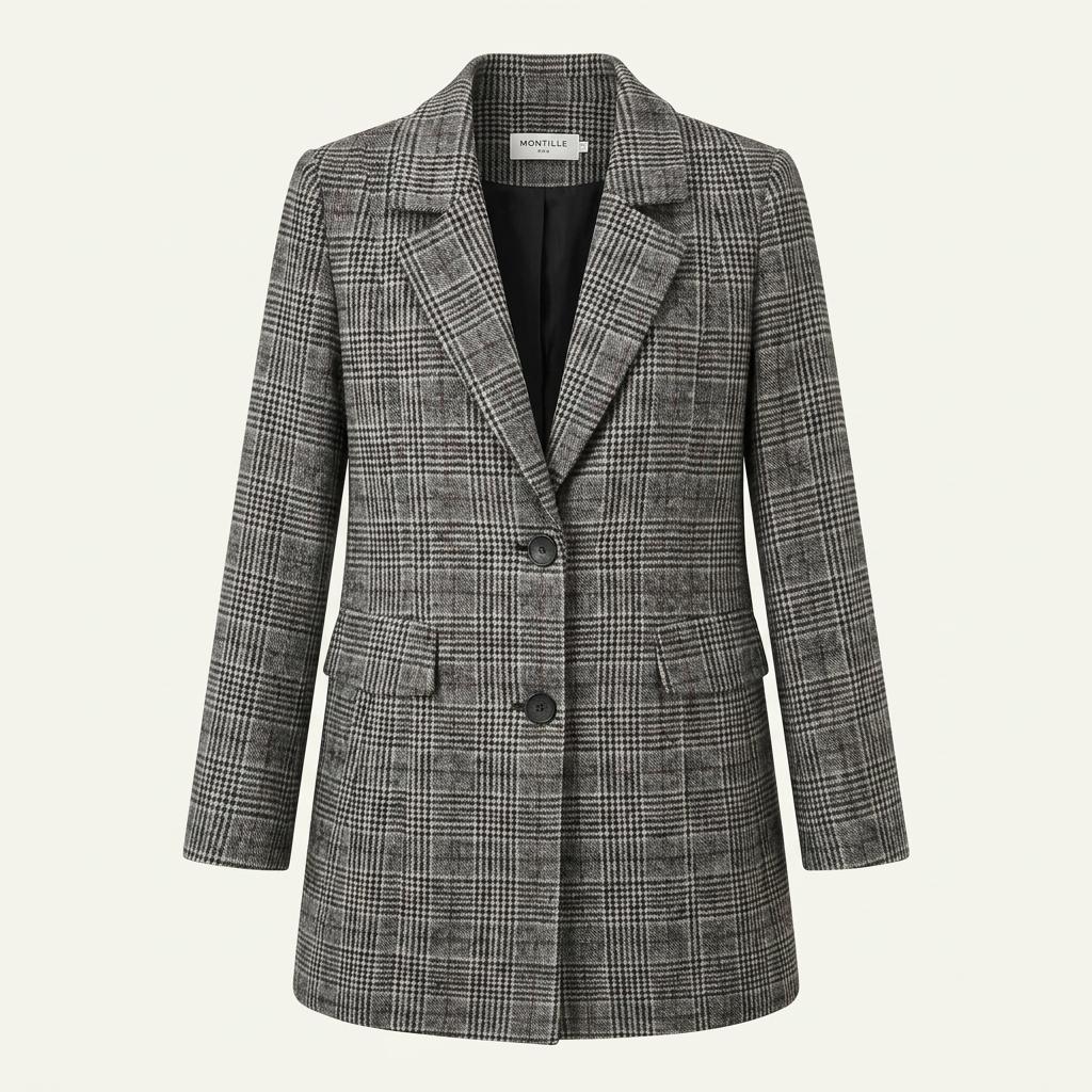 MONT LLE DE PARIS 체크 싱글 재킷