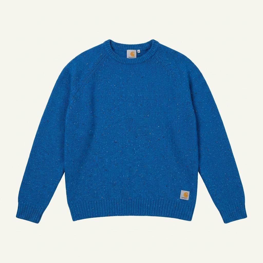 Carhartt 칼하트 블루 램스울 니트 1