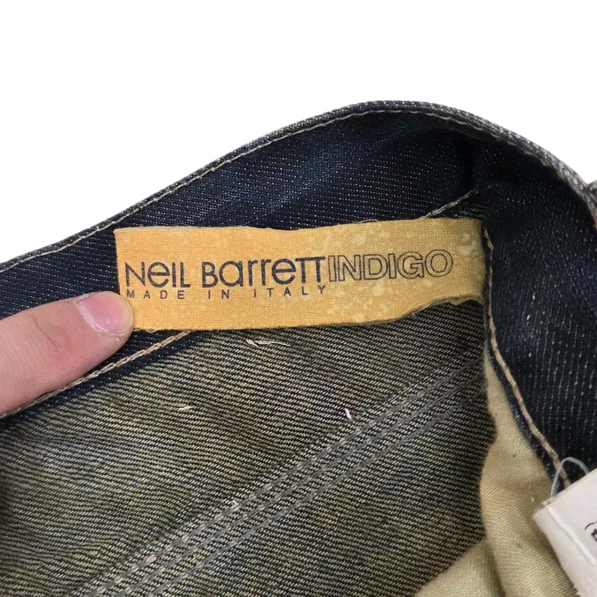 Neil Barrett 닐 바렛 인디고 빈티지 사이드 지퍼 데님 5