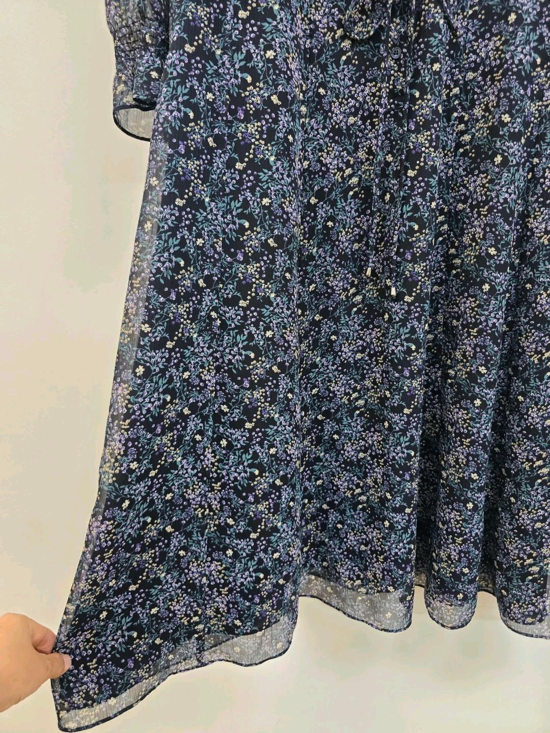 Bcbg 핀턱포인트 플로랄 롱원피스 7