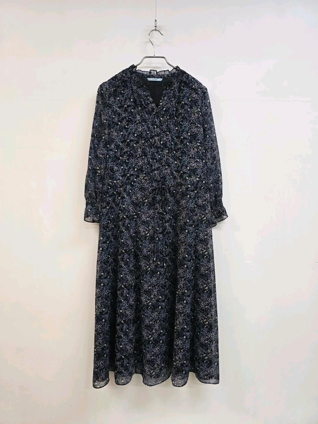 Bcbg 핀턱포인트 플로랄 롱원피스 2