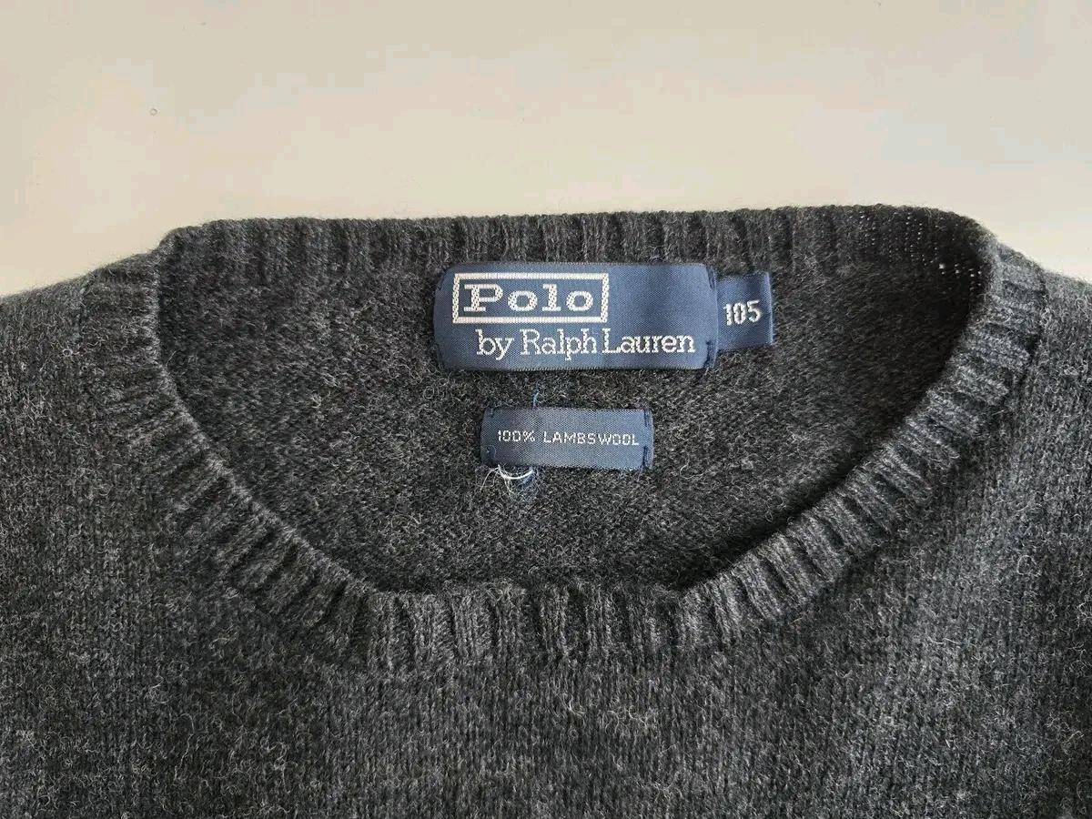 폴로랄프로렌 램스울 니트 그레이 105 (XL) 4