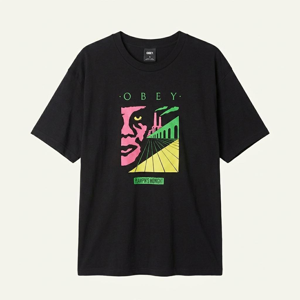 오베이 OBEY 반팔티 블랙 XL 1