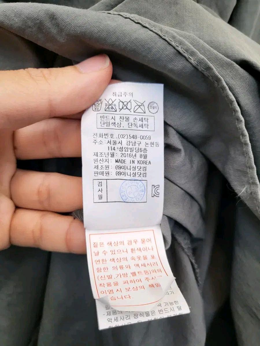 SATIN 카키 롱 원피스 6