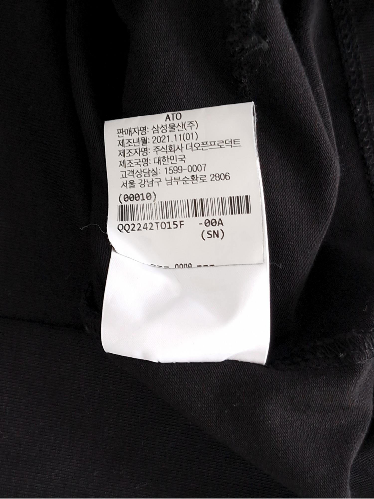 TheOpen Product 더오픈프로덕트 블랙 크롭 티셔츠 1 [A240] 6