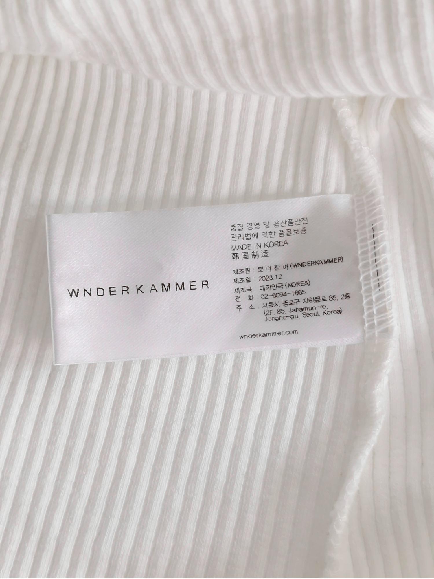 WNDERKAMMER 분더캄머 메탈 포인트 탱크탑 S [A248] 7
