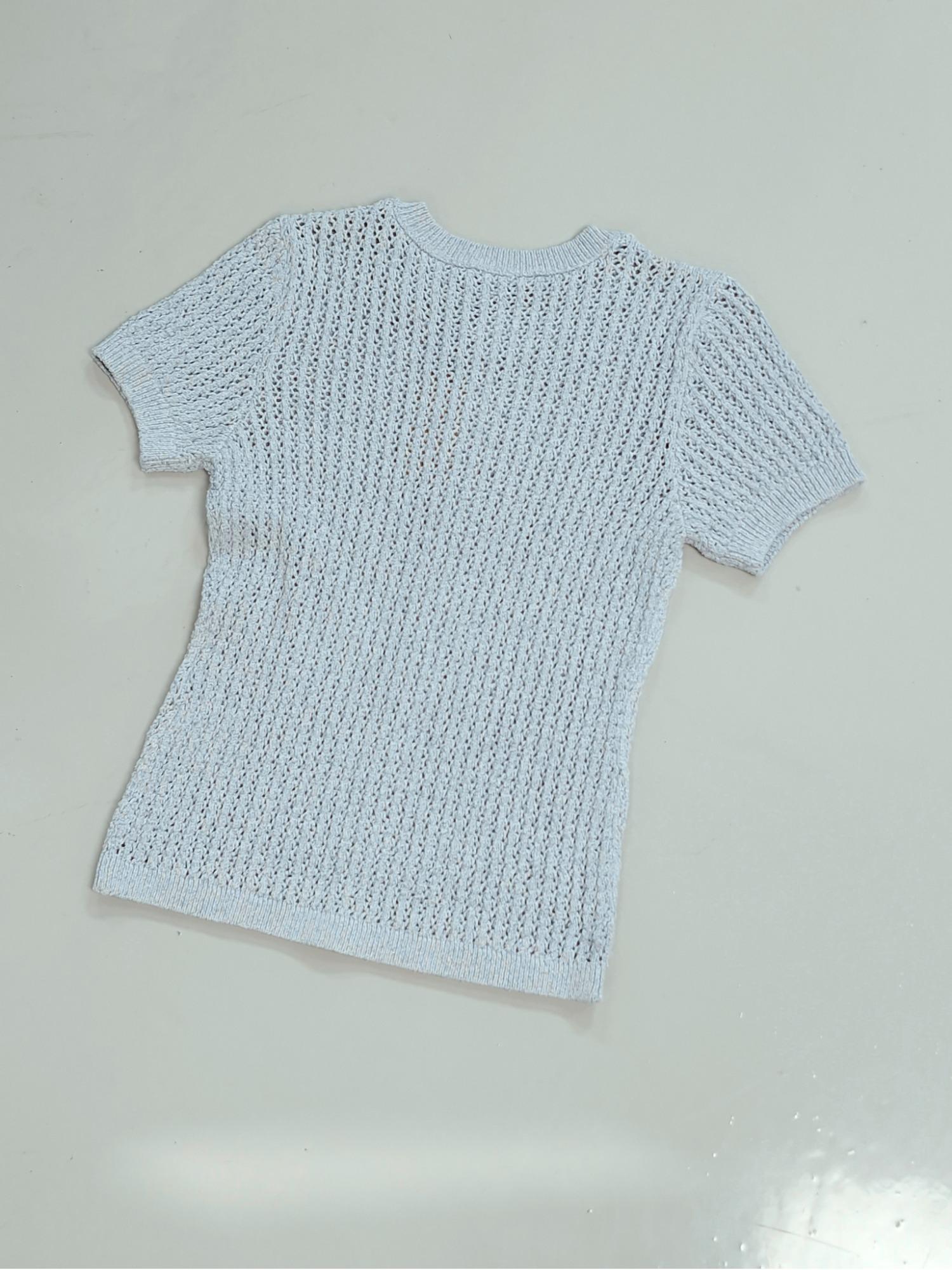 ZARA 자라 반소매 니트 가디건 S [A249] 4