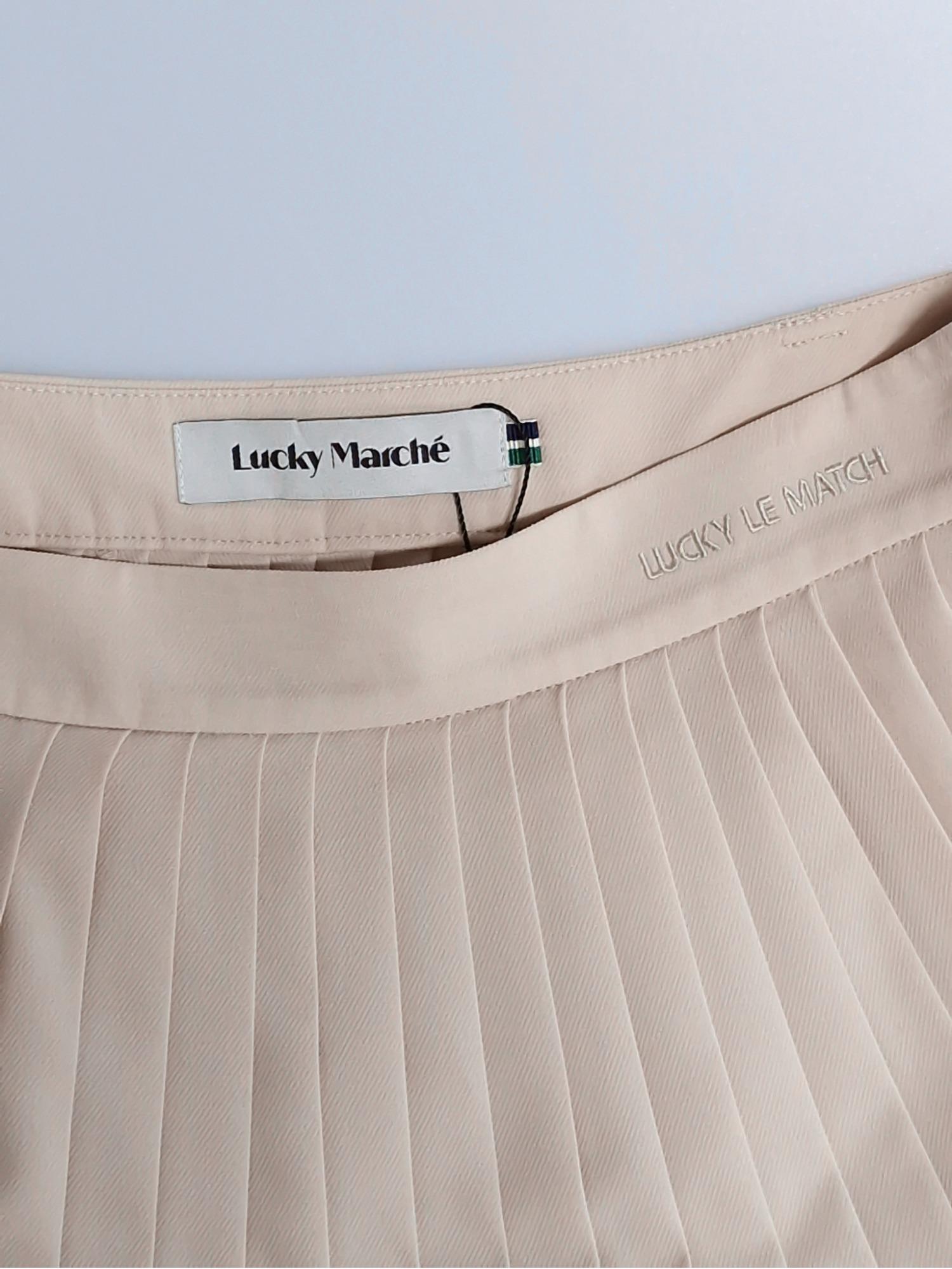 LUCKY MARCHE 럭키마르쉐 플리츠 스커트 S [A254] 4