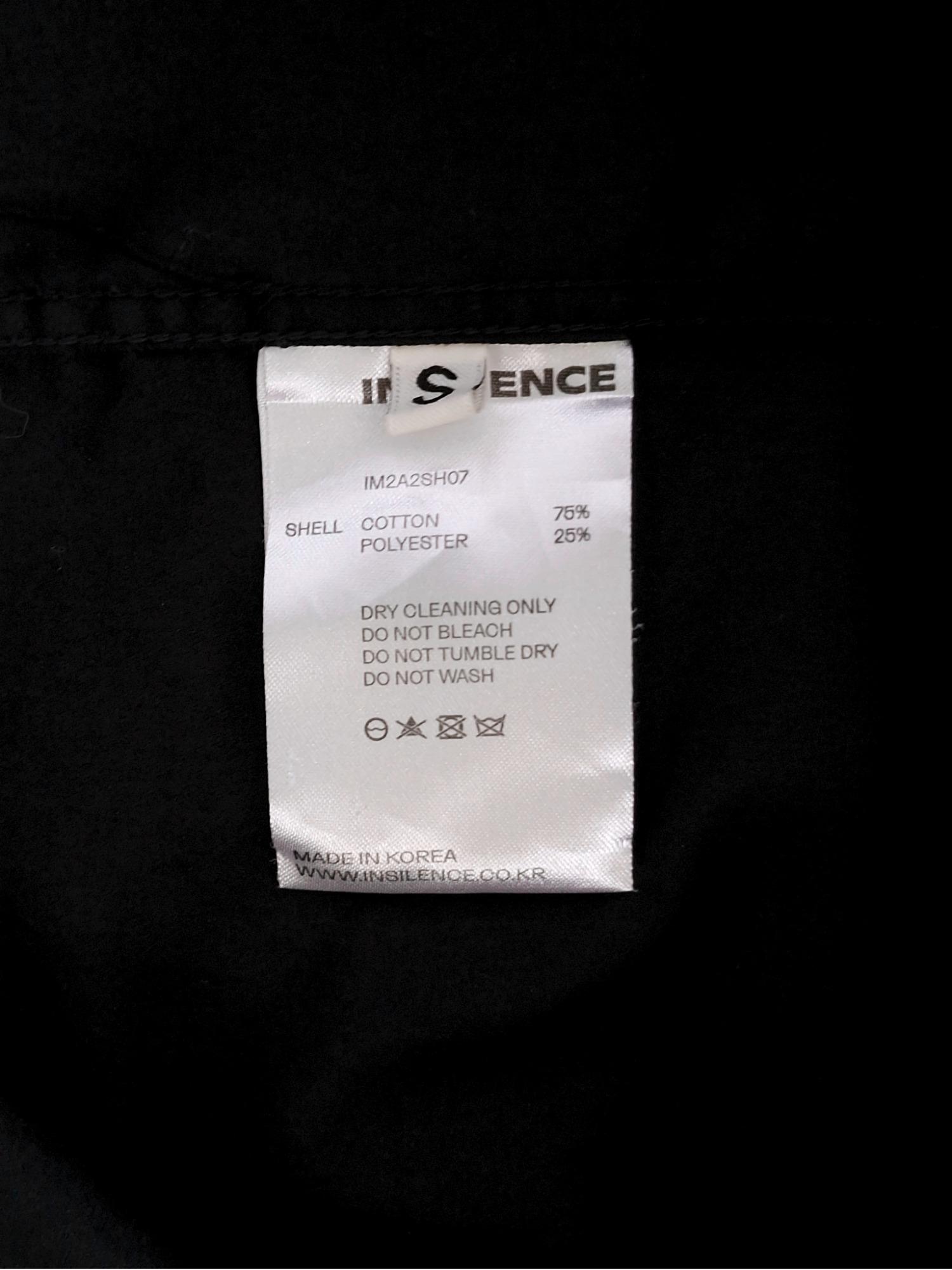 INSILENCE 인사일런스 코튼 글로시 셔츠 S [A256] 5