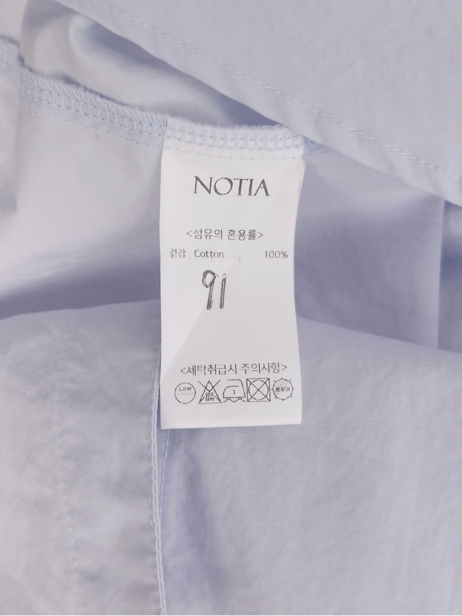 NOTIA 노티아 오버핏 코튼 셔츠 [A265] 6