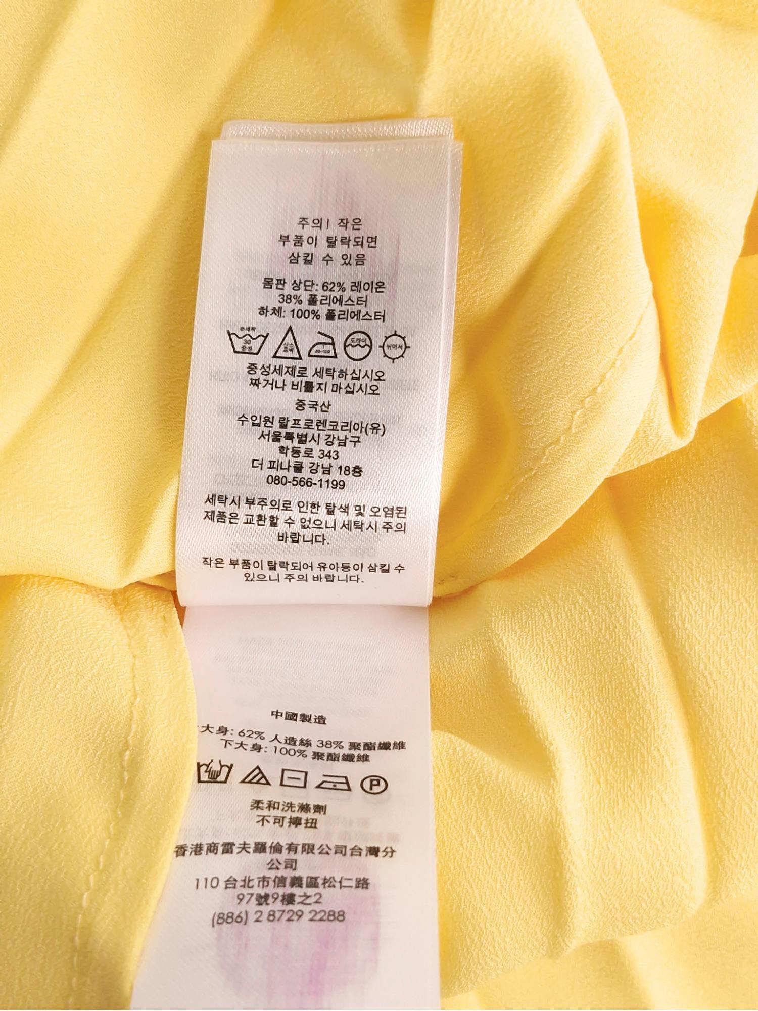 POLO RALPH LAUREN 폴로 랄프 로렌 플리츠 스커트 미디 드레스 XS[A268] 7