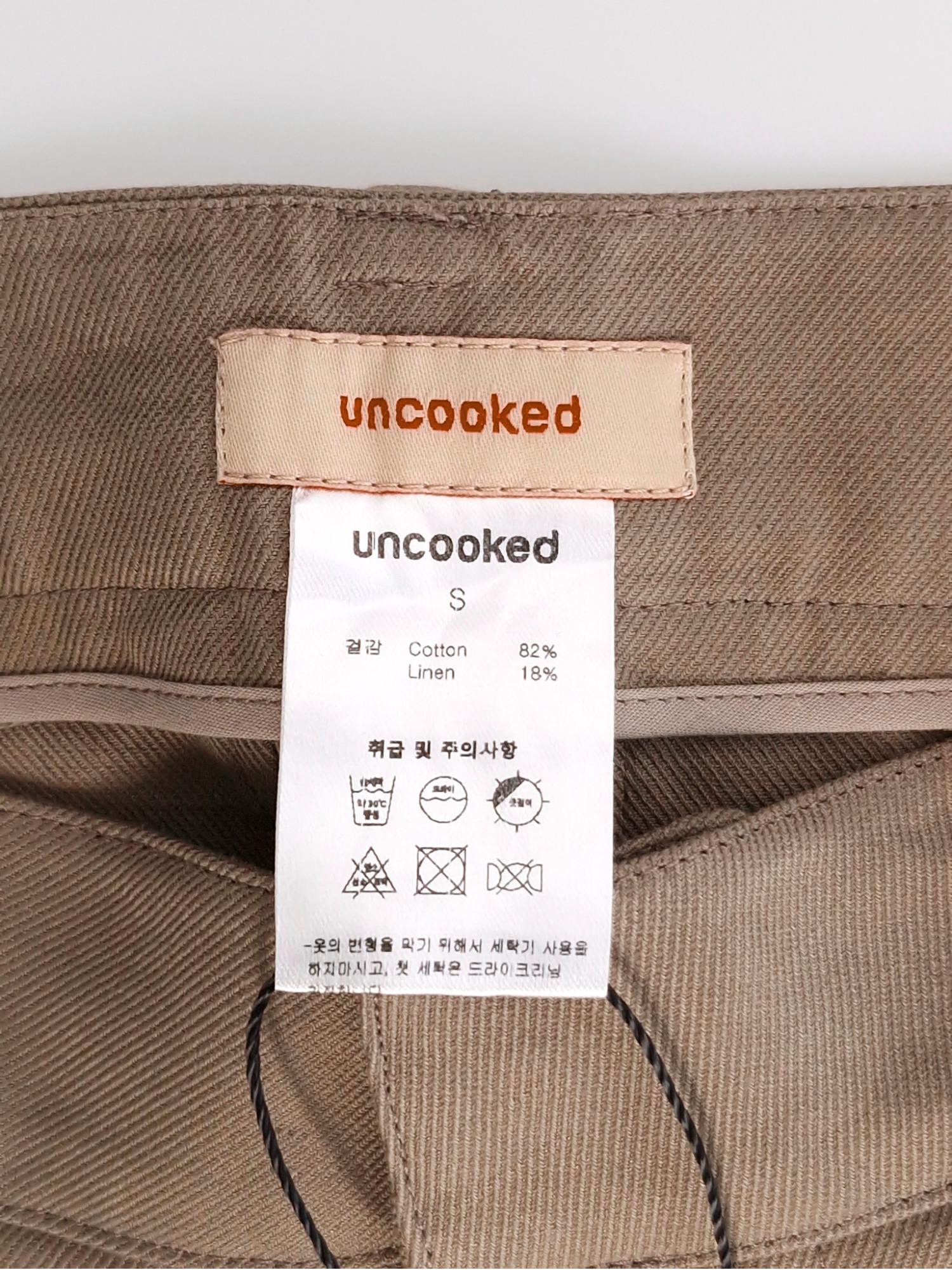uncooked 언쿡드 핀턱 하프 팬츠 S [A276] 4