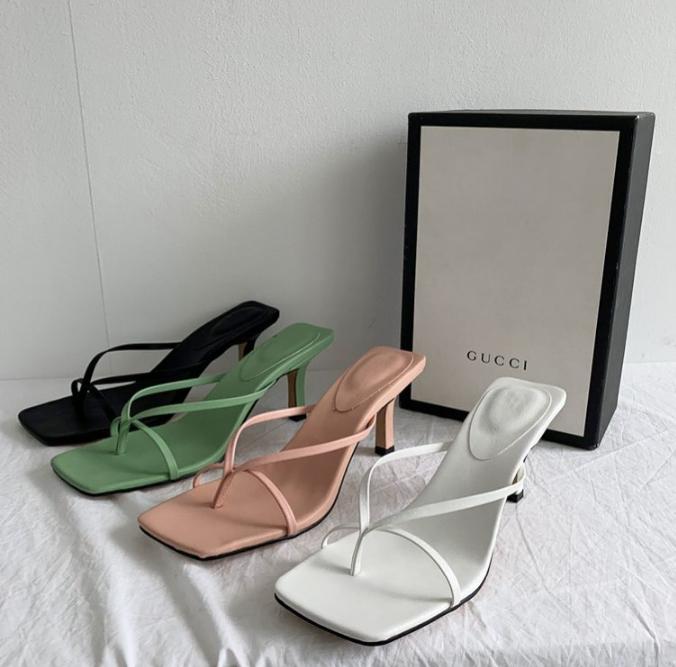 #928 여성샌들 뮬 7cm 스틸레토힐 230 핑크 3
