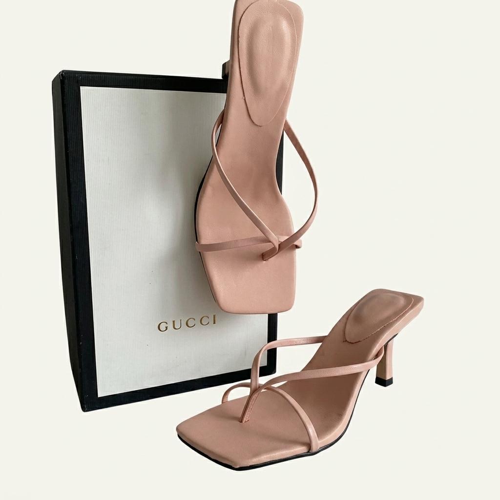 #928 여성샌들 뮬 7cm 스틸레토힐 230 핑크