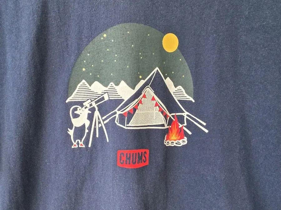 CHUMS 첨스 빈티지 로고 반팔 티셔츠 4