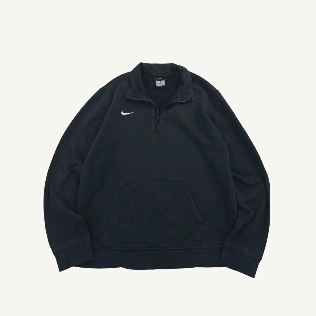 00s 나이키 올드스쿨 쿼터 집업 스웻 셔츠 (M) 1