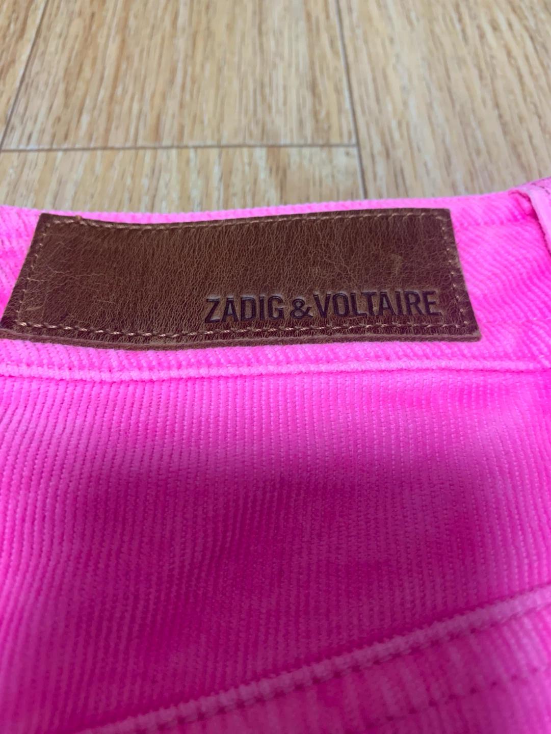 ZADIG&VOLTAIRE 핫핑크 부츠컷 팬츠 34 4