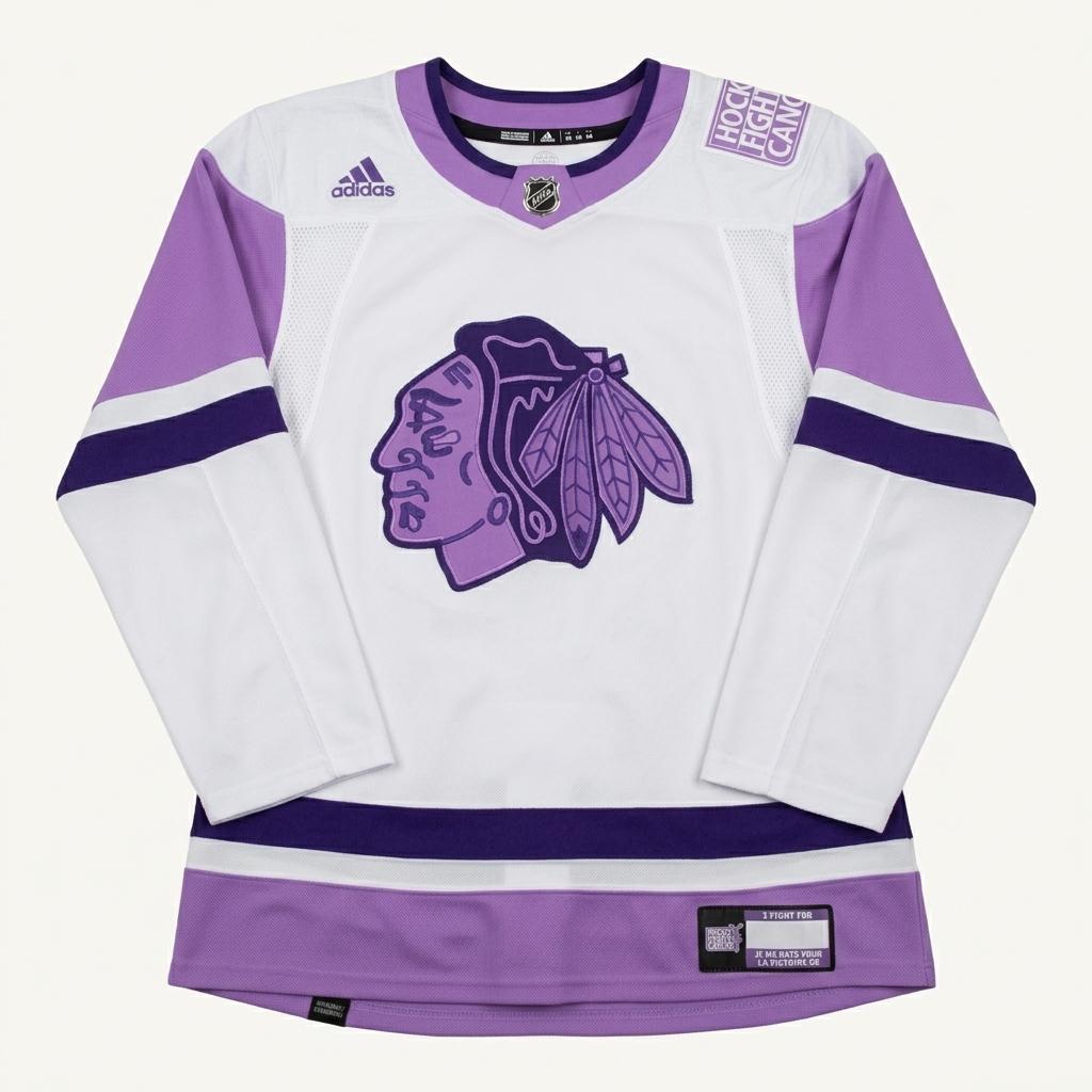 아디다스 NHL 시카고 블랙호크스 어센틱 하키 져지 (44) 1