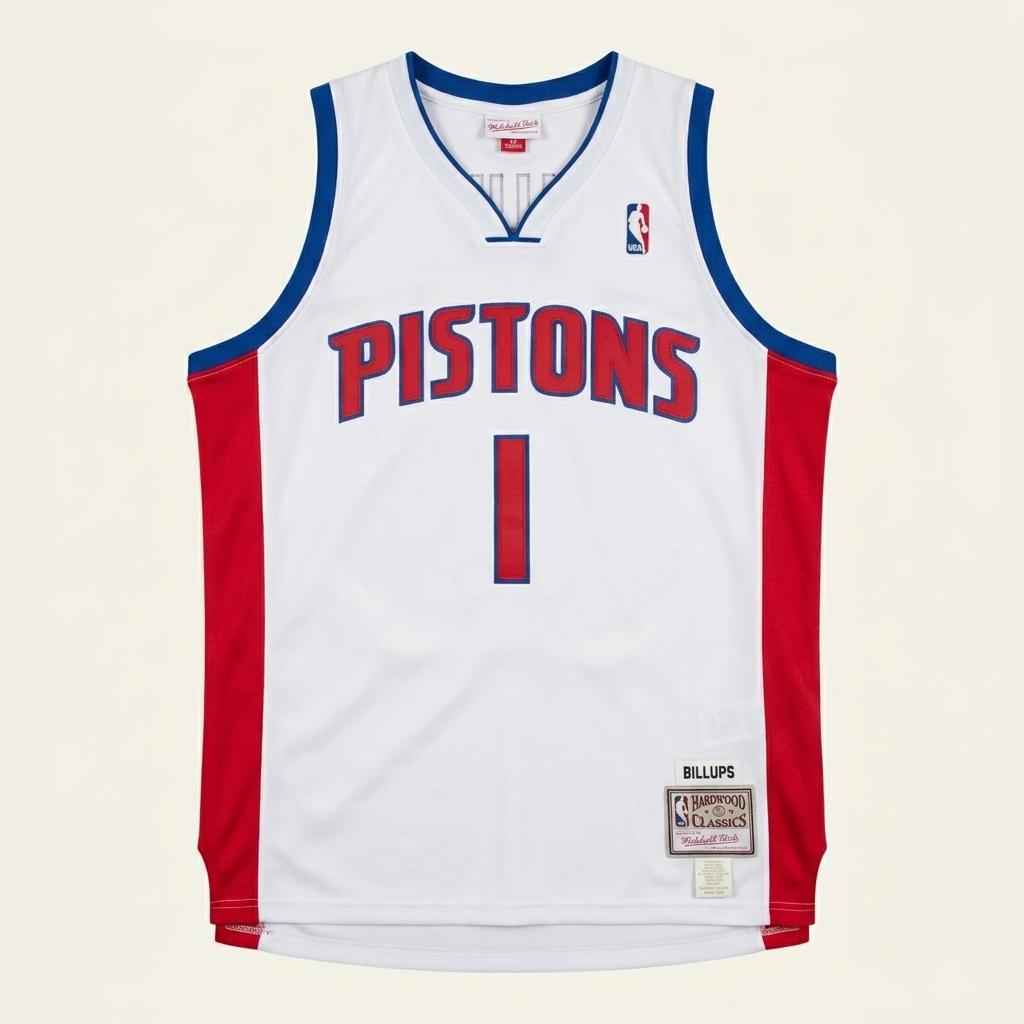 NBA 미첼앤네스 디트로이트 피스톤즈 빌럽스 유니폼 (2XL) 1