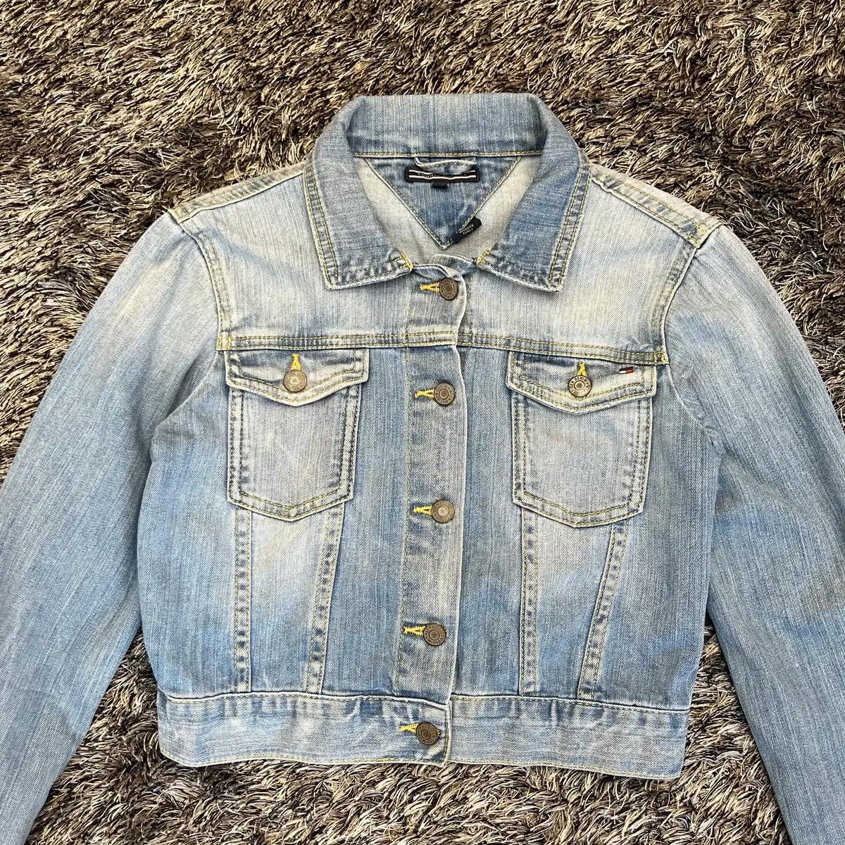 타미힐피거 크롭 데님 청자켓 (164) 3