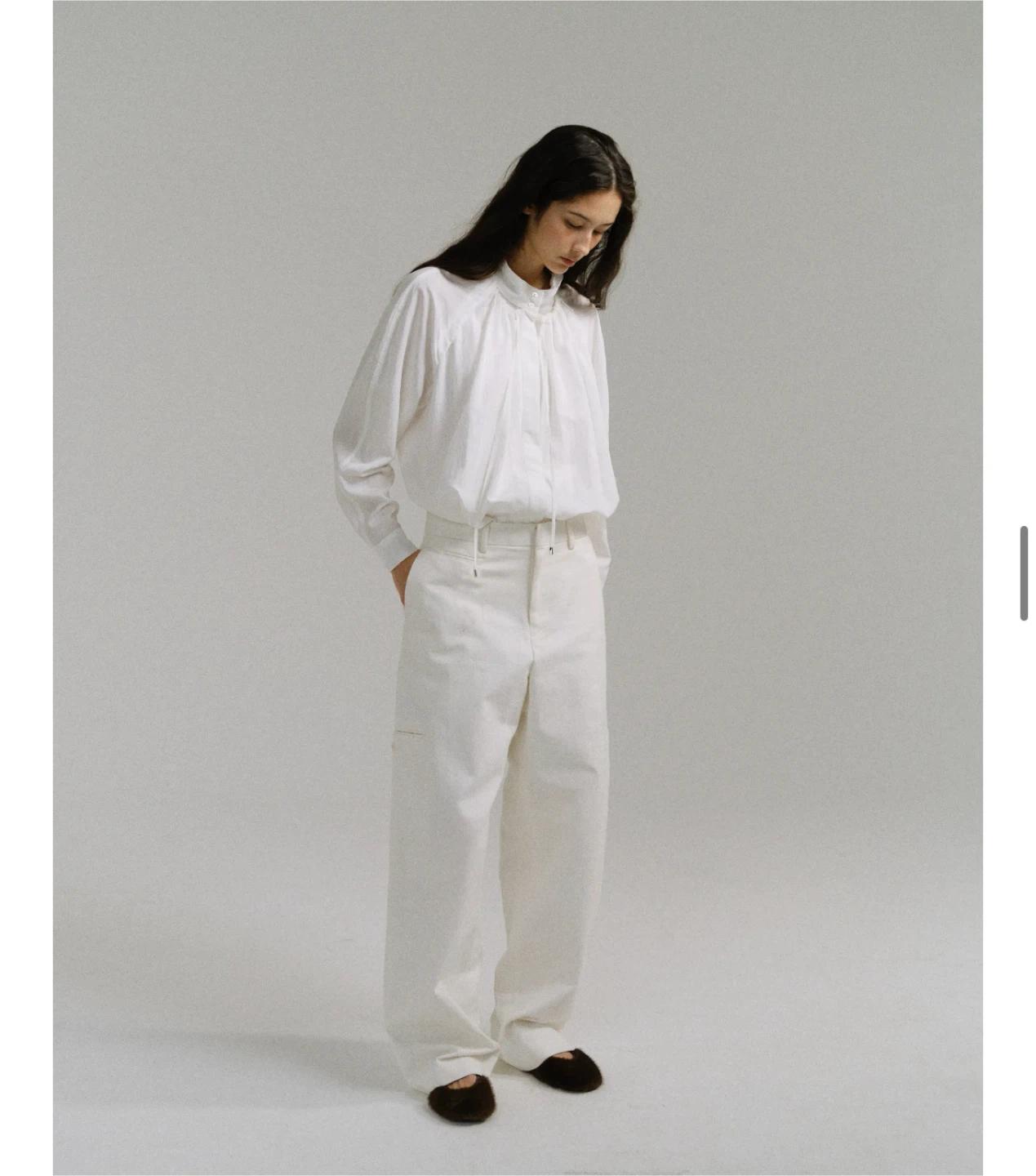 (새상품) 아우브아워 curved triple lip pants 3
