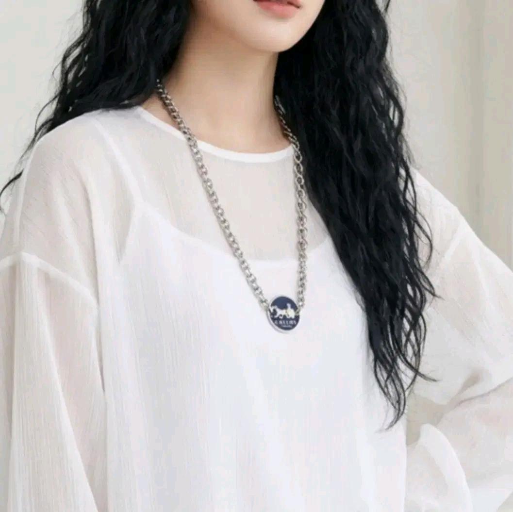 셀린느 마차로고  목걸이 9