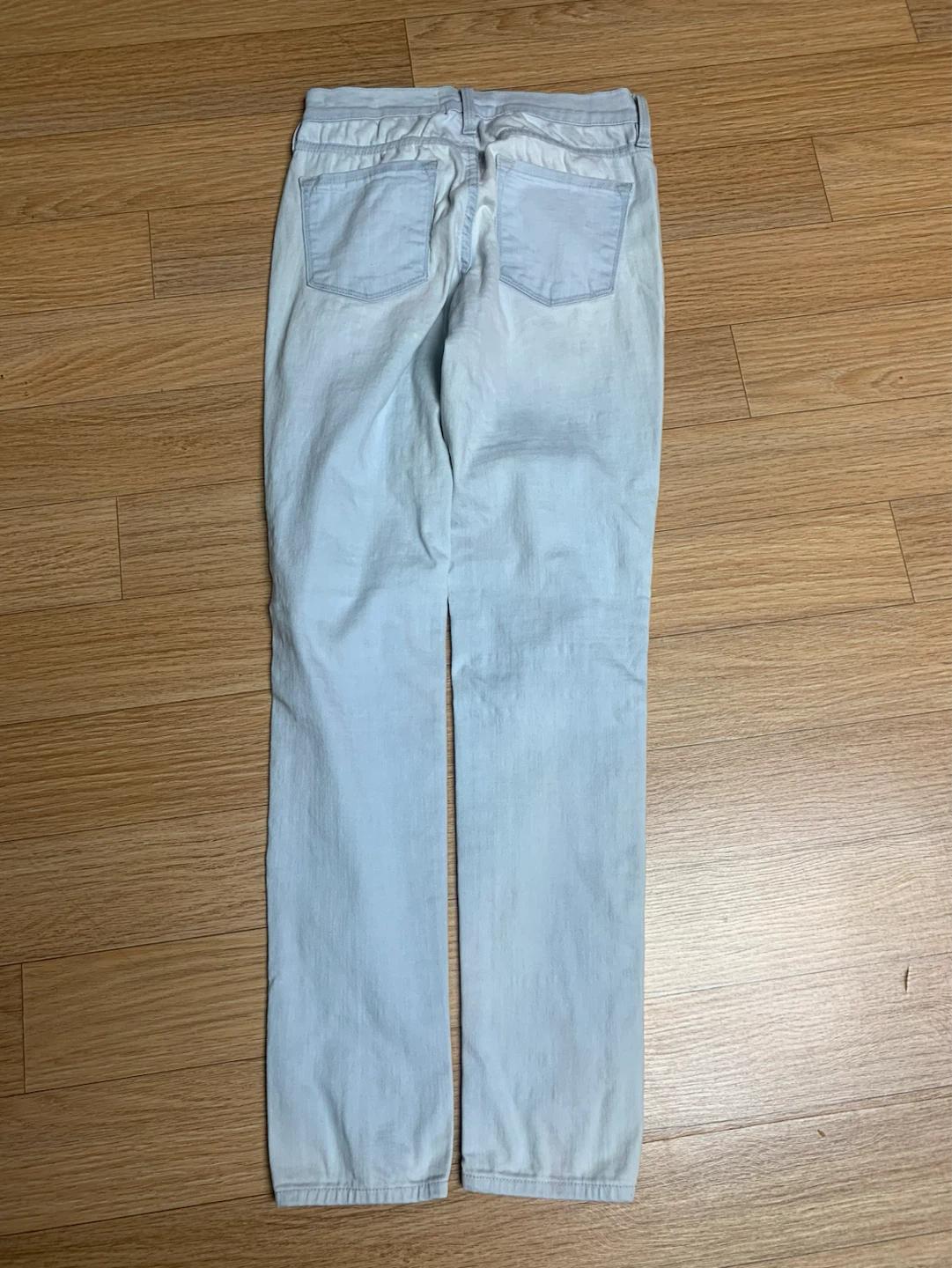 프레임 데님 스키니 진 연청 24사이즈 9 3