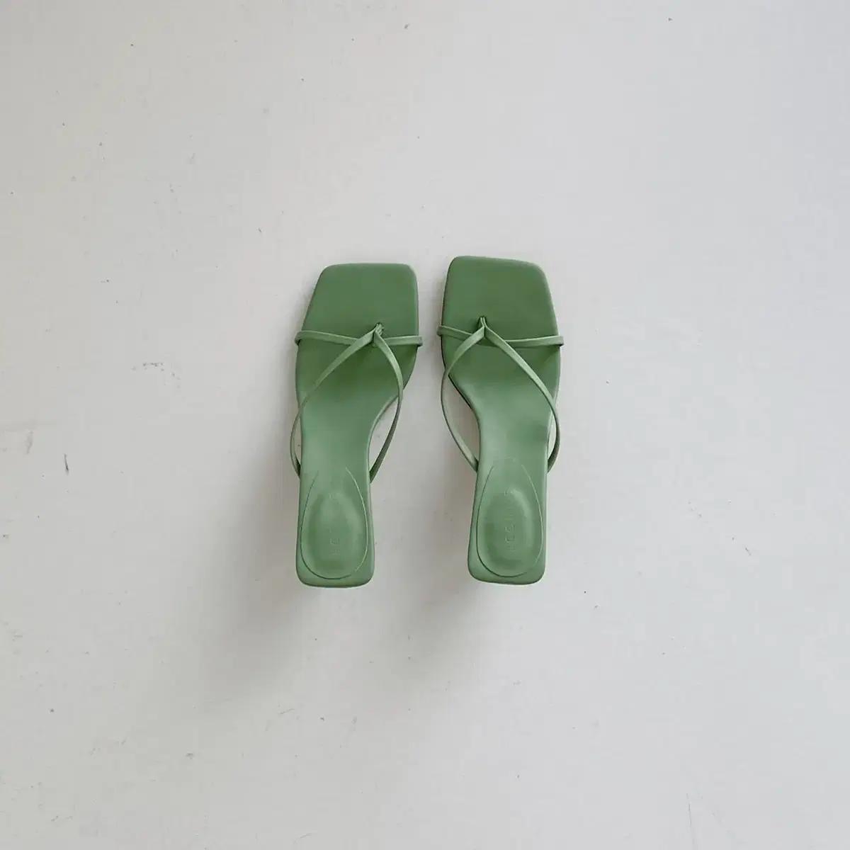 #375 쪼리 7cm 스틸레토힐 235 민트 3