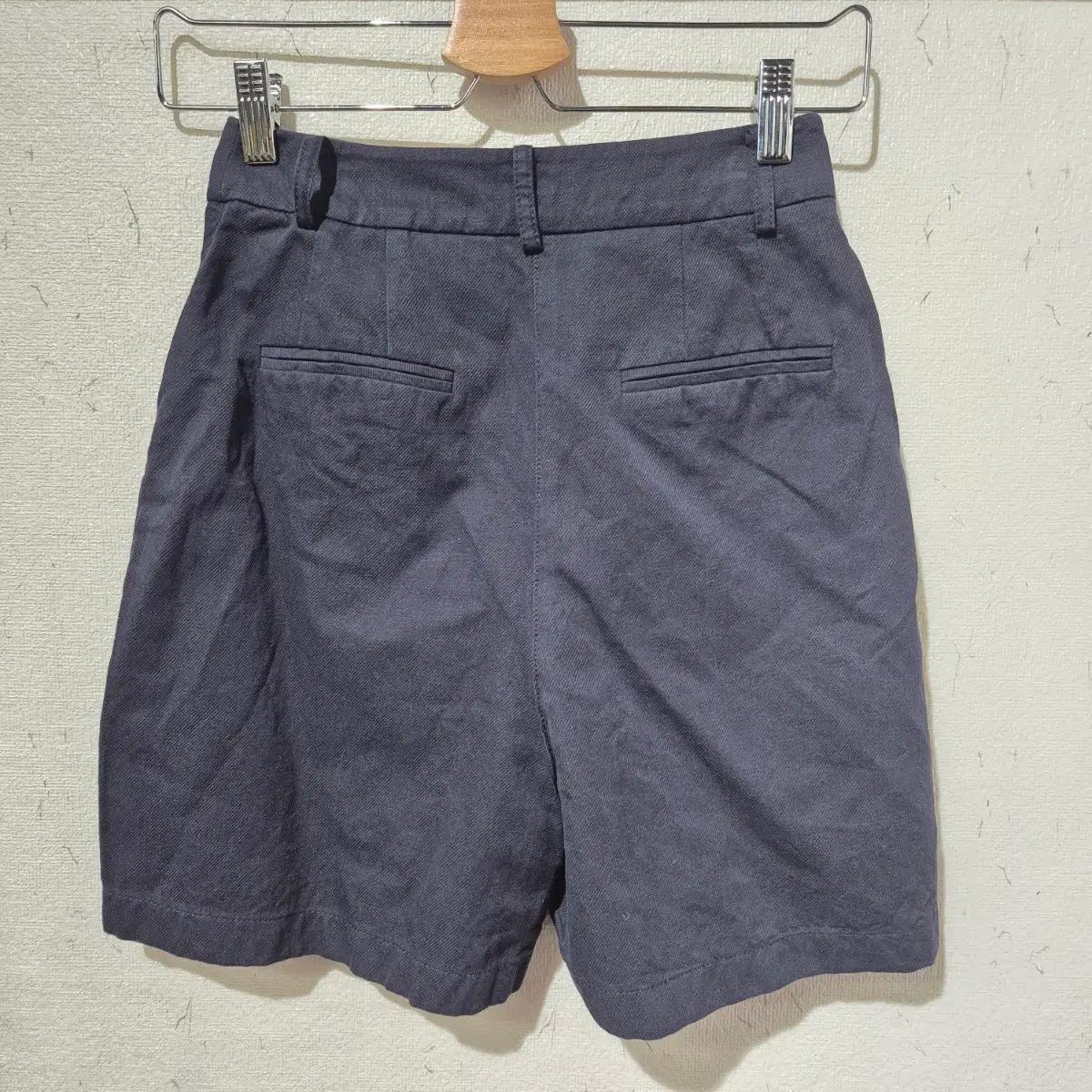 A.P.C 무지 반바지 네이비 6