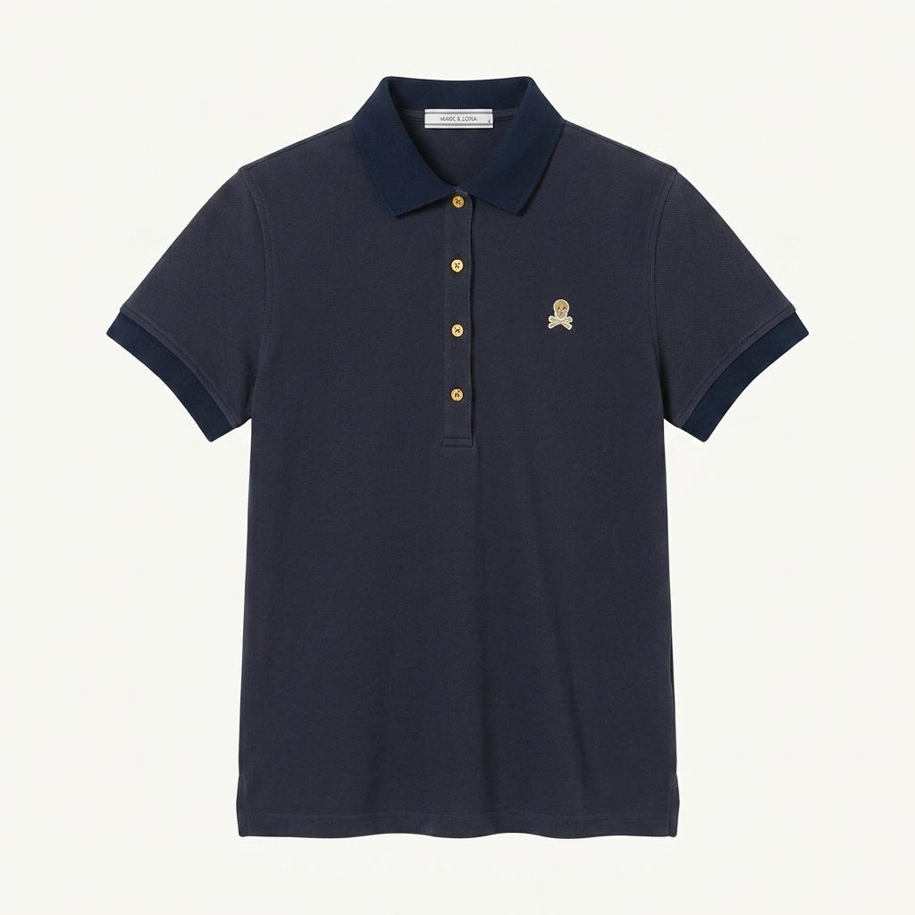 마크앤로나 로고 피케 반팔 카라 티셔츠 1