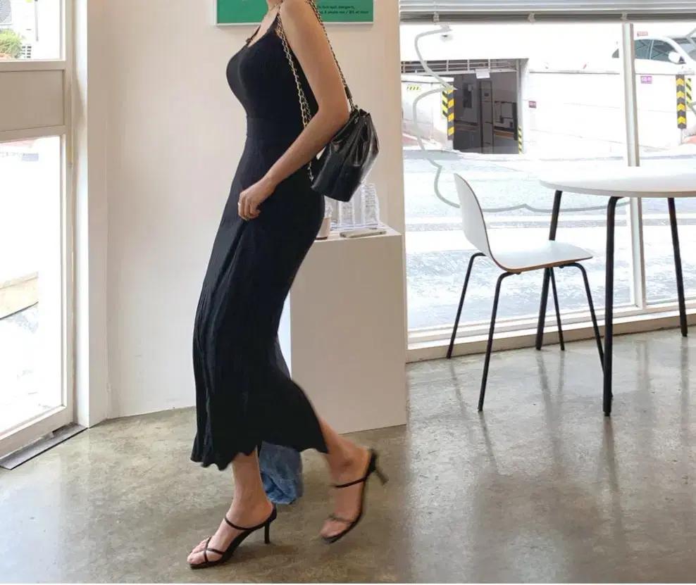 #세일 985 형광 엄지 8cm 쪼리 샌들 245 오렌지 9