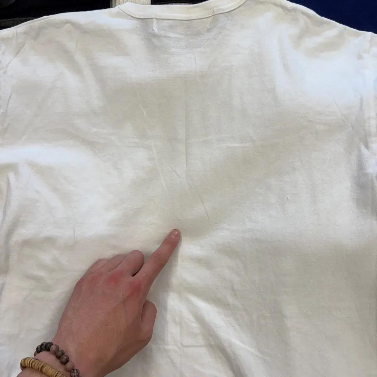 XL 꼼데가르송 하트와펜 화이트 반팔티 7