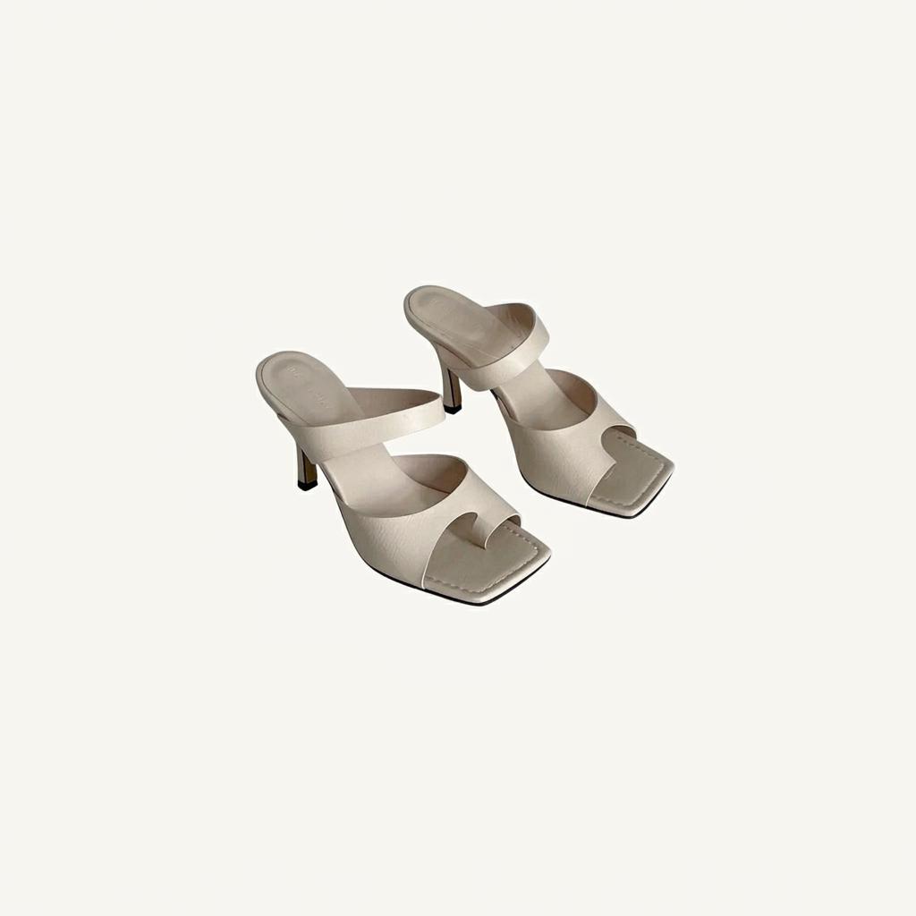 #세일 9129 엄지쪼리 8cm 스틸레토 250 베이지 1