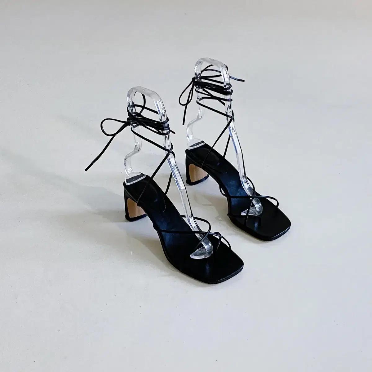 #세일 182 하이글램 6cm 쪼리샌들 225 블랙 2